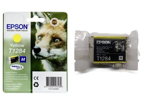 Original epson t1284 gelb - original,